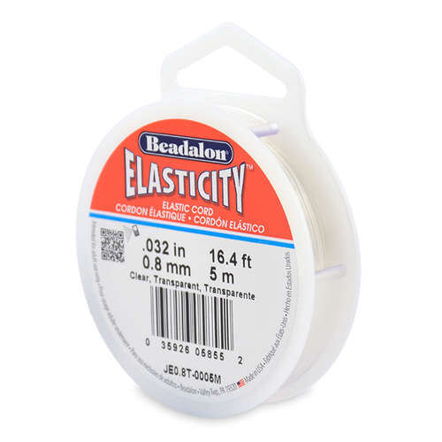Elasticity - 0.8mm - 5m - Clear - JE0.8T-0005M