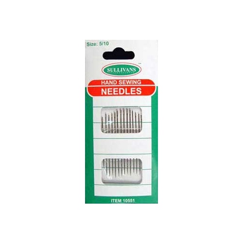 Hand Sewing Needles Sizes 5/10 - Pack of 20