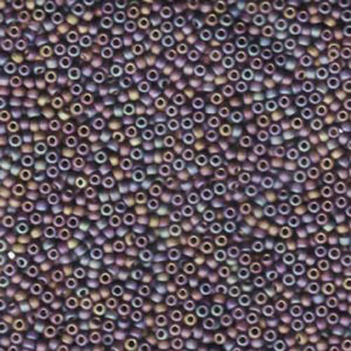 Miyuki 11/0 Rocaille Bead - 11-9135FR - Matte Transparent Brown AB
