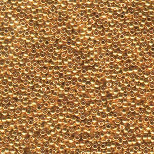 Miyuki 11/0 Rocaille Bead - 11-9191 - 24K Gold Plated