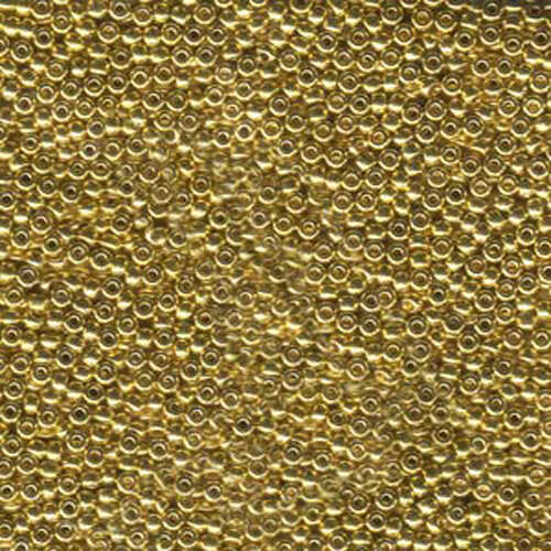 Miyuki 11/0 Rocaille Bead - 11-9193 - Light 24KT Goldplated