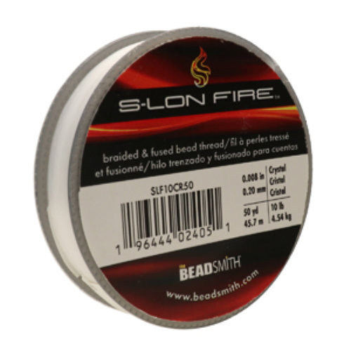 S-Lon Fire - 10LB .008" / .20mm Crystal - 50 yd / 45m Roll - SLF10CR50