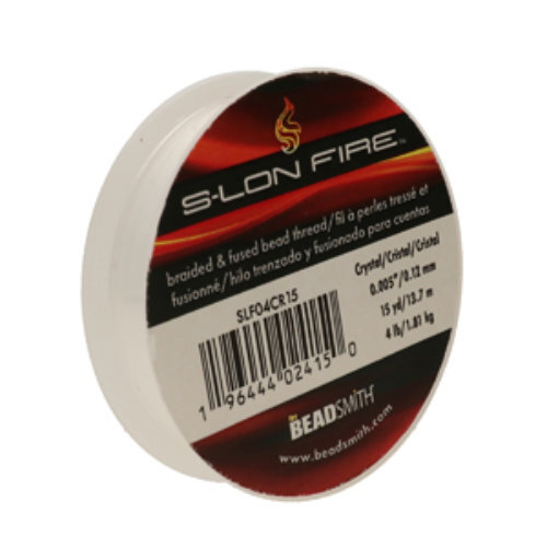 S-Lon Fire - 4LB .005" / .12mm Crystal - 15 yd / 13m Roll - SLF04CR15