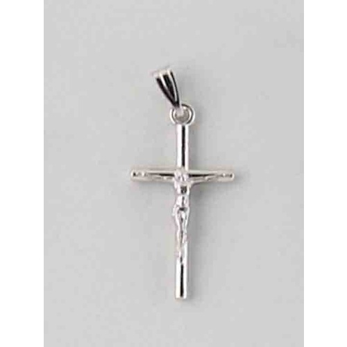 Crosses & Crucifixes - Crucifix 25mm  - Silver Oxide