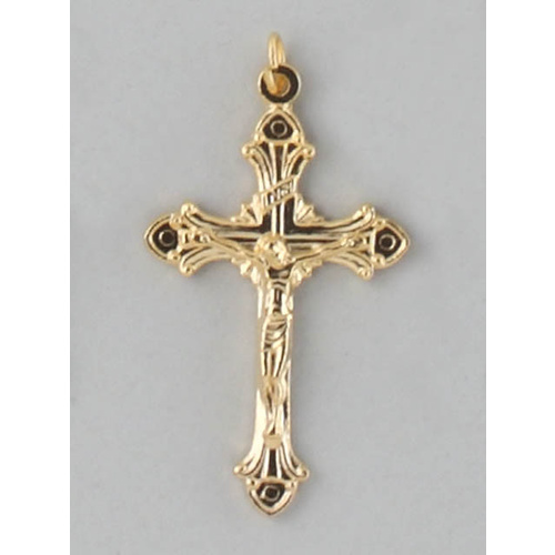 Crosses & Crucifixes - Crucifix 50mm - Gold Plate
