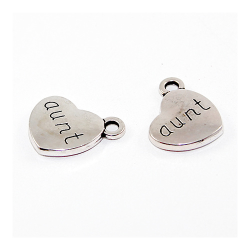 Aunt Heart Charm