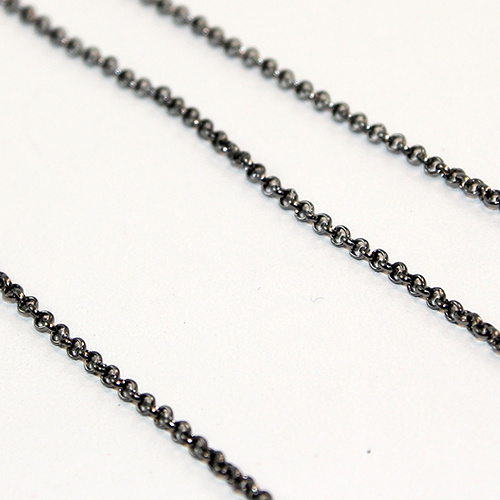 2mm Rolo Chain - Gunmetal - sold in 10cm increments