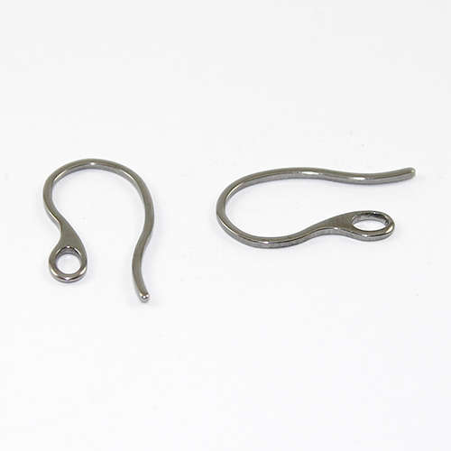 22mm 304 Stainless Steel Plain Earring Hooks - 5 Pair Pack