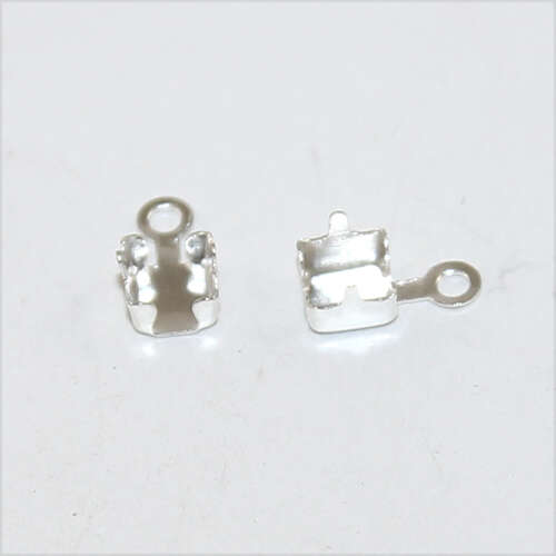 3mm Cupchain Connector - Silver