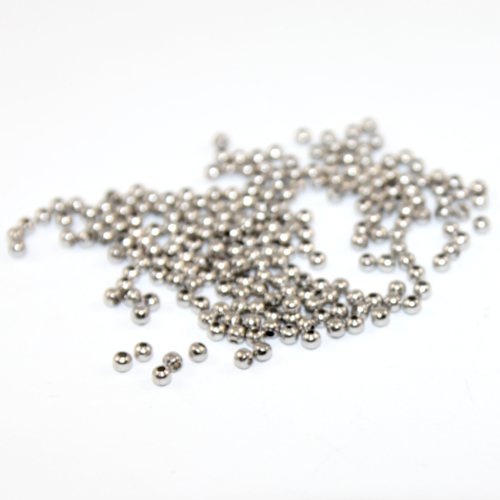 3mm Stainless Steel Round Spacer Bead - Stainless Steel