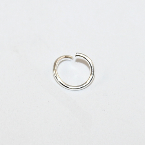 6mm x 0.7mm Jump Ring - Silver