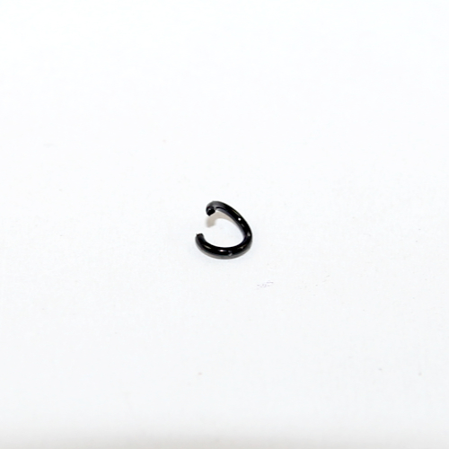 4mm x 0.7mm Copper Jump Ring - Black
