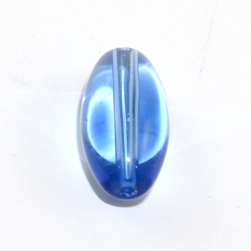 19mm x 10mm Oval Beads - Light Blue - 10 Beads
