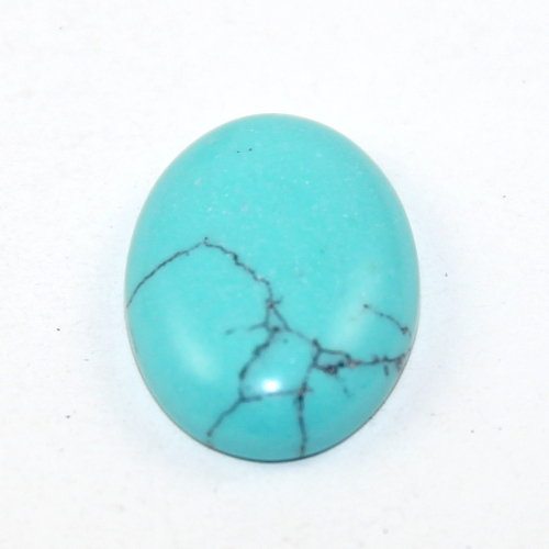 18mm x 25mm Turquoise Oval Cabochon - Pack of 2