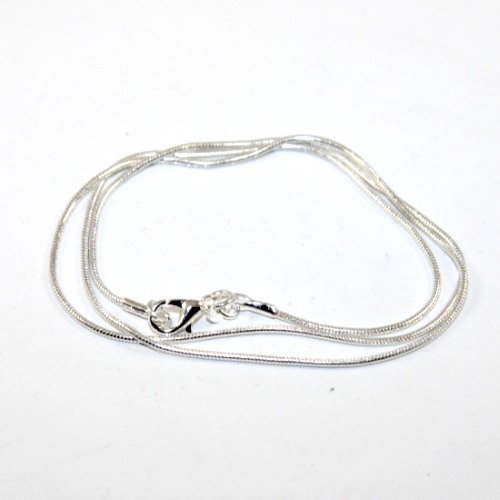 18" / 45cm Snake Chain - 925 Sterling Silver Finished Necklace