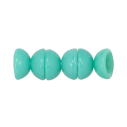 Tea Cup 4mm x 2mm - Turquoise - 24-6313-TCB