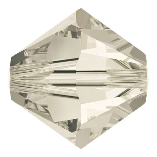 5328 - 8mm - Crystal Silver Shade (001 SSHA) - Bicone Xilion Crystal Bead