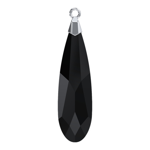 6533 - 33mm - Jet GOLD (280) - Raindrop Pendant