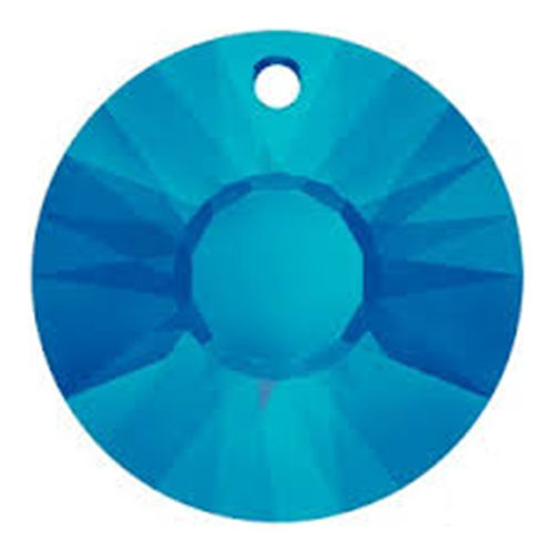Sun Crystal Pendant Crystal Bermuda Blue (001 BB) - 12mm