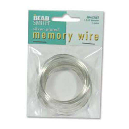 Memory Wire 1 3/4in 1 Oz Silver Plated - Bracelet - CBWS17570