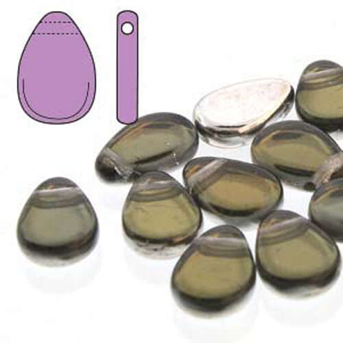 Tear Drop Beads - 30 Bead Strand - 9mm x 11mm - TD911-00030-26732 -  Backlit Menthol