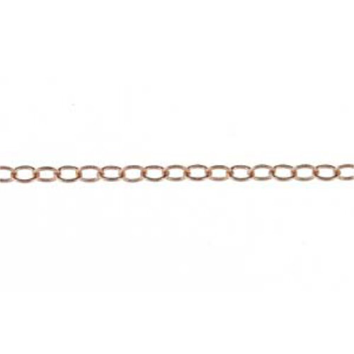 1.5mm Cable Chain - 1.5m 14K Rose Gold Filled - RGFCH104