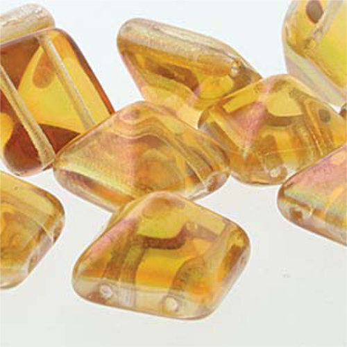 Pyramid Stud 12mm - Crystal Apricot - PYR1200030-29121 - 12 Bead Strand