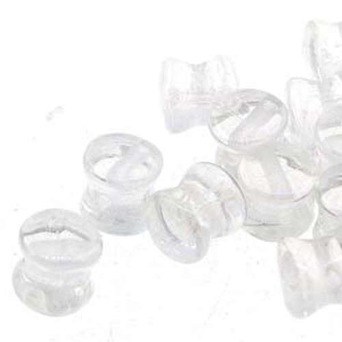 Pellet Beads - 30 Bead Strand - PLT46-00030-14400 - Crystal Hematite