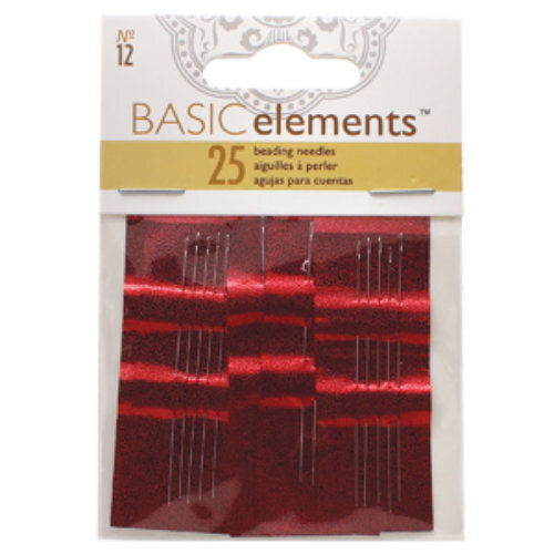 Basic Elements Size 12 Beading Needles - Pack of 25 - CHBN12-25