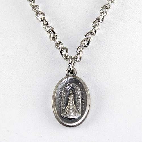 Our Lady of Loretto Pendant on Chain or Leather