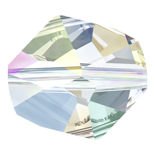 Pack of 4 - 5523 - 12mm - Crystal AB (001 AB) - Discontinued - Cosmic Crystal Bead