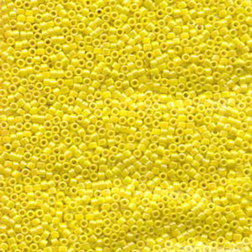 Miyuki 11/0 Delica Bead - DB160 - Opaque Yellow AB