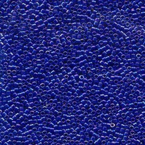 Miyuki 11/0 Delica Bead - DB165 - Opaque Royal Blue AB