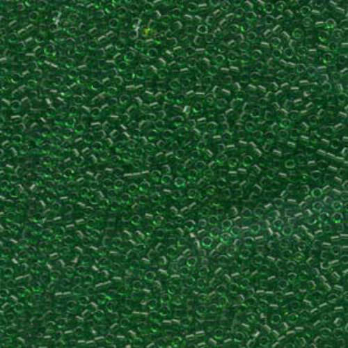 Miyuki 15/0 Delica Bead - DBS0705 - Transparent Green