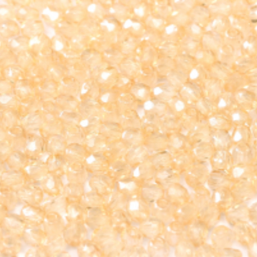 6mm Fire Polish Bead - Crystal Champagne Luster - 00030-14413
