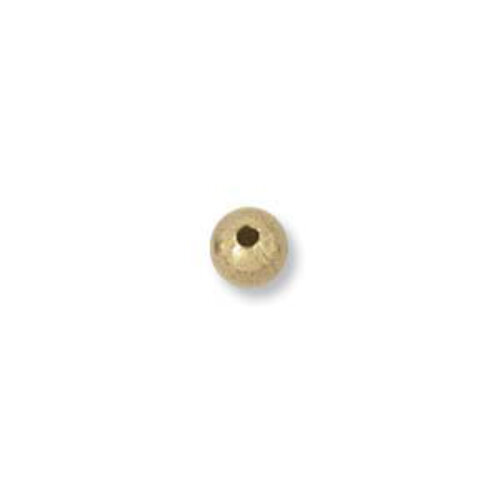 4mm Round Bead with a 1mm Hole - 14KT Gold Filled - GF10004