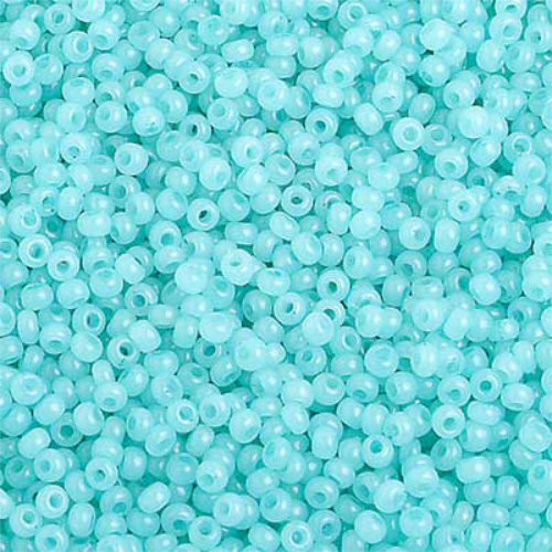 Preciosa 10/0 Rocaille Seed Beads - SB10-02165 - Alabaster Light Turquoise SOLGEL