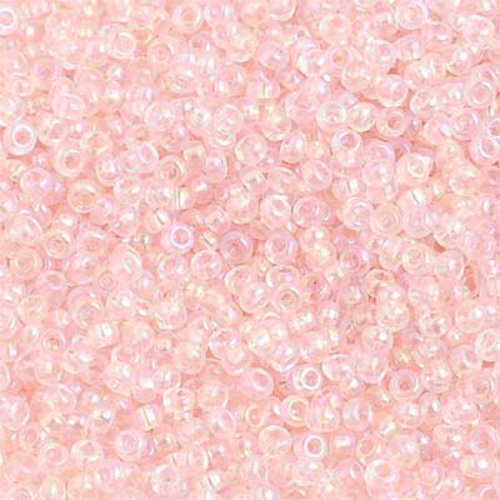 Preciosa 10/0 Rocaille Seed Beads - SB10-07112 - Transparent Light Pink Rainbow