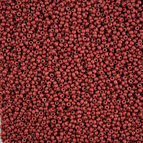 Preciosa 10/0 Rocaille Seed Beads - SB10-16A18M - Matte Brown - Terra Intensive