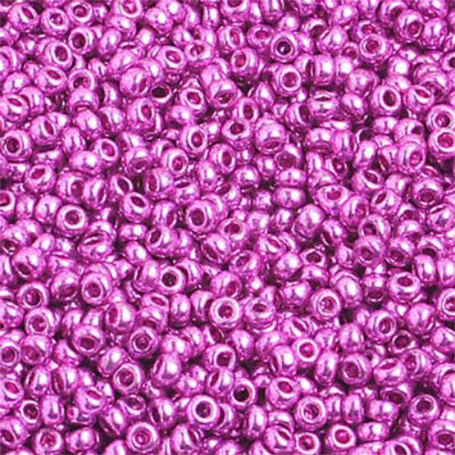 Preciosa 10/0 Rocaille Seed Beads - SB10-18325 - Metallic Fuchsia