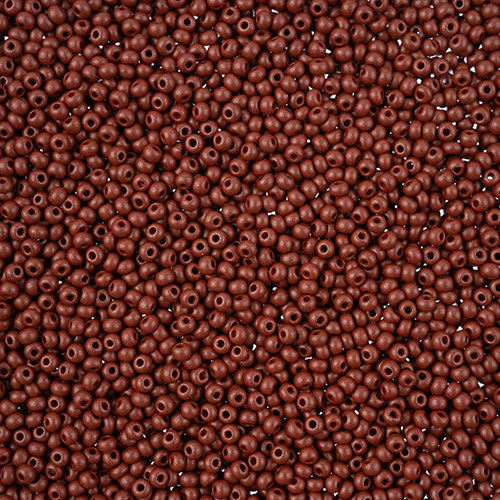 Preciosa 10/0 Rocaille Seed Beads - SB10-22007 - Chalk Brown - PermaLux