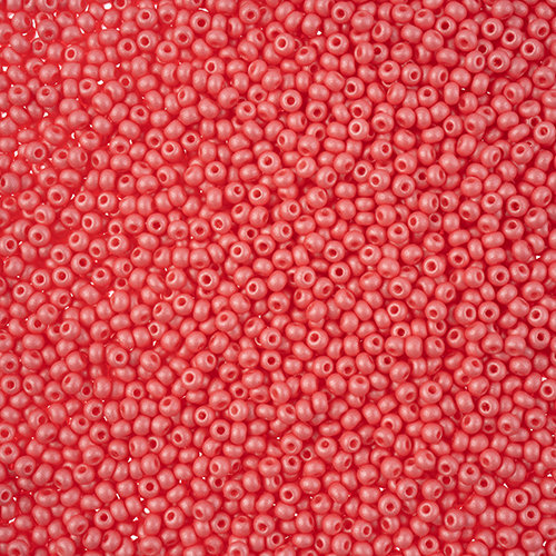 Preciosa 10/0 Rocaille Seed Beads - SB10-22009 - Chalk Pink - PermaLux