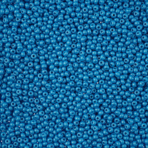 Preciosa 10/0 Rocaille Seed Beads - SB10-22019 - Chalk Dark Turquoise - PermaLux