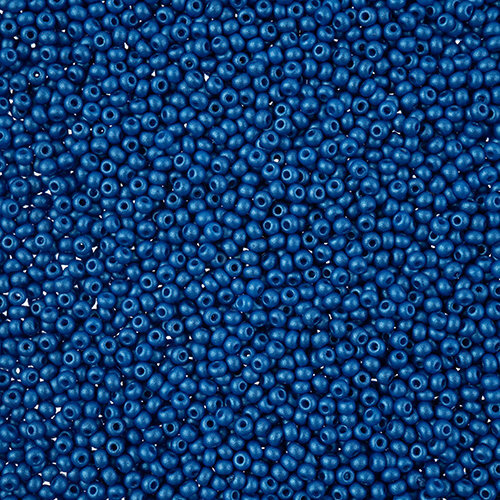 Preciosa 10/0 Rocaille Seed Beads - SB10-22021 - Chalk Blue - PermaLux