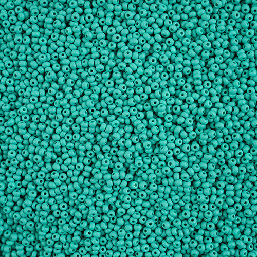 Preciosa 10/0 Rocaille Seed Beads - SB10-22M17 - Matte Chalk Sea Green - PermaLux