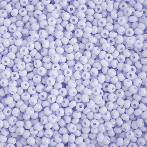 Preciosa 10/0 Rocaille Seed Beads - SB10-23420 - Opaque Natural Lilac