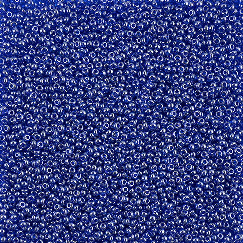 Preciosa 10/0 Rocaille Seed Beads - SB10-36100 - Transparent Royal Blue Luster