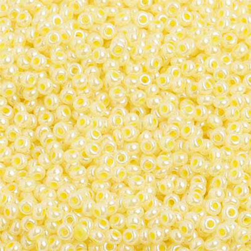 Preciosa 10/0 Rocaille Seed Beads - SB10-37186 - Pearl Dyed Yellow