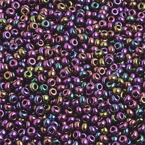 Preciosa 10/0 Rocaille Seed Beads - SB10-59195 - Opaque Iris Purple