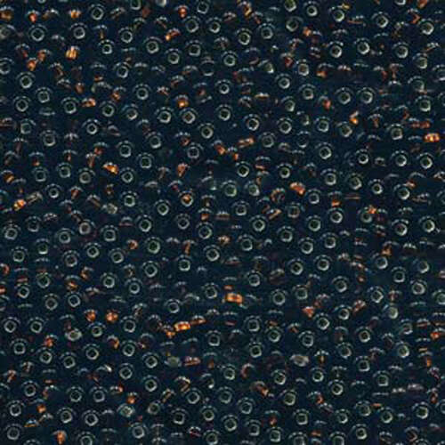 Preciosa 11/0 Rocaille Seed Beads - SB11-17140 - Silver Lined Dark Topaz